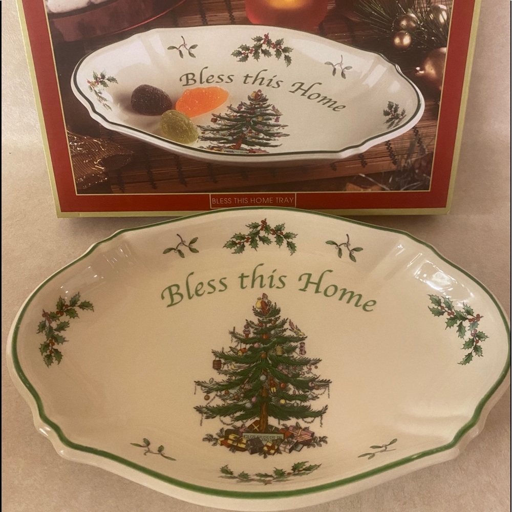 Spode Christmas Tree Tray